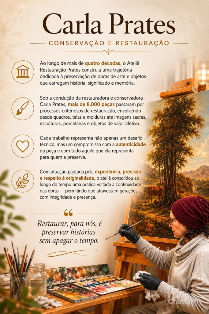 Restauração de quadros telas e molduras